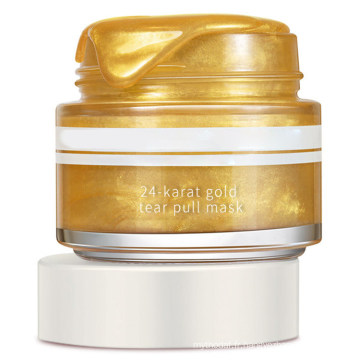 Masque facial nettoyant hydratant anti-rides de haute qualité en or 24 carats